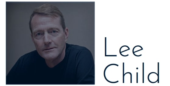 Picture of Lee Childs, an author, in the context of his review of E.O. Chirovici's The Book of Mirrors
